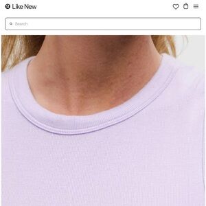 Lululemon hold tight crewneck tank lavender